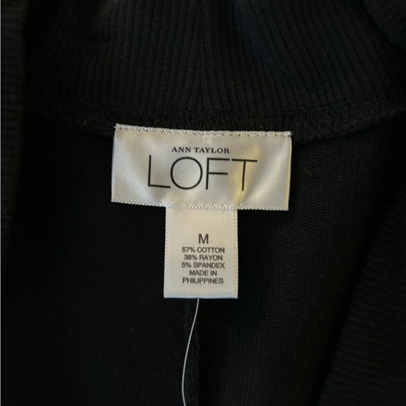 NWT Ann Taylor LOFT black shrug size medium - Picture 8 of 8